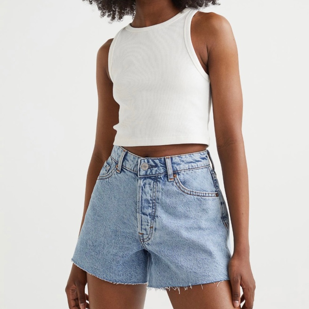 H&M Vintage High Denim Shorts